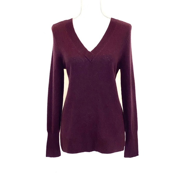 Halogen Sweaters - HALOGEN | Double V Cashmere Sweater